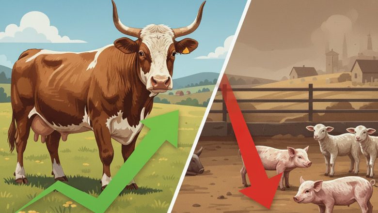 ŽIVA STOKA I TRŽIŠNI PREOKRETI: Bikovi i krave skuplji, dramatičan pad cena prasadi i jagnjadi (Analiza 1.-7.12.2025.)