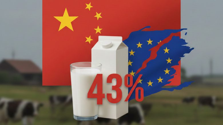 Kina uvodi carine do 43% na mlečne proizvode iz EU: šta to znači za globalno tržište mleka