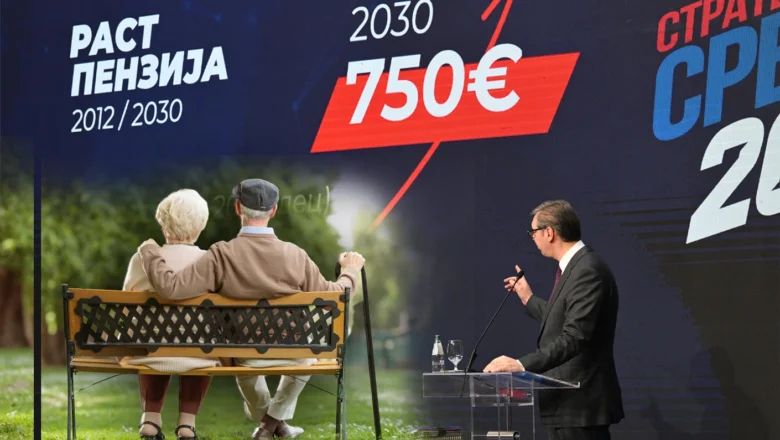 PENZIJE 750 EVRA, PLATE 1.700! Aleksandar Vučić predstavlja nacionalnu strategiju „Srbija 2030“: PROGRAM U 11 TAČAKA (FOTO)